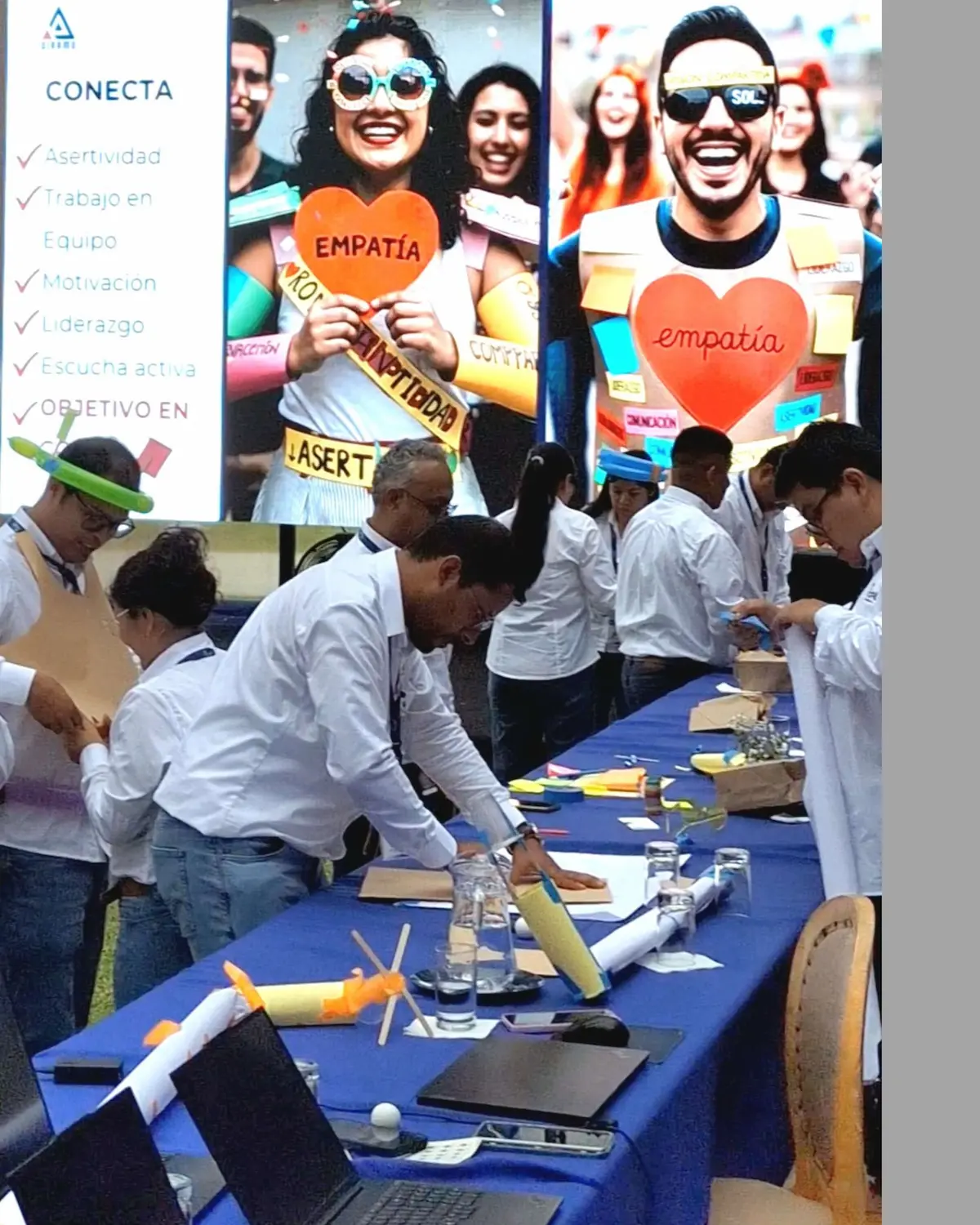 Dinámica de aprendizaje experiencial y gamificación en capacitación empresarial